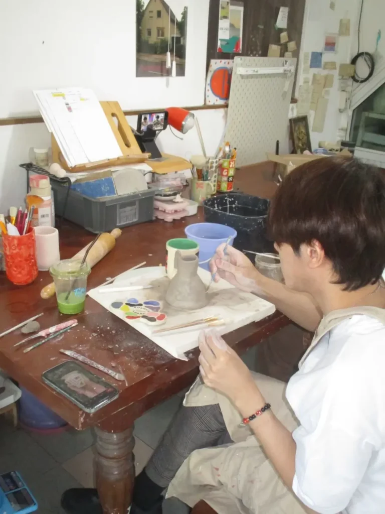 ปั้นเซรามิกที่ศาลาศิลป์