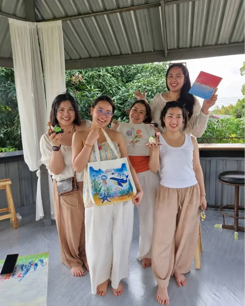 กิจกรรมกับเพื่อนที่ศาลาศิลป์ พัทยา